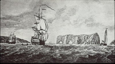 gravure du rocher percé H Smyth