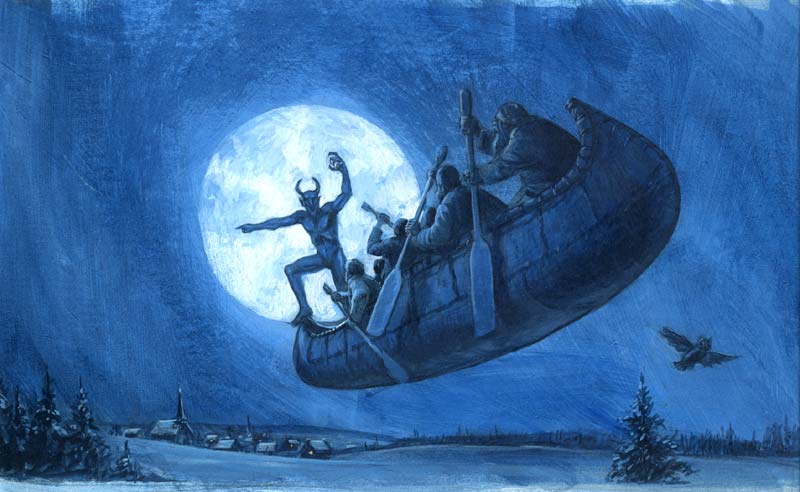 la chasse-galerie illustration